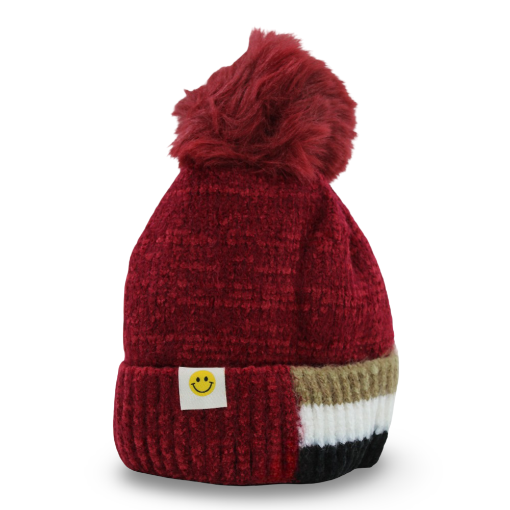 Unisex Knit Ice Cap – Dark Red