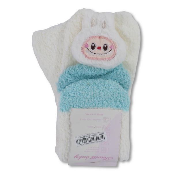 Unisex Socks – White with Labubu Design