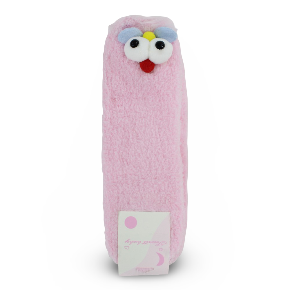 Girls Socks – Pink with Big Eyes Design