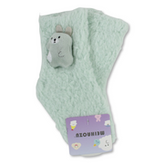 Unisex Socks – Mint with Teddy Bear Design