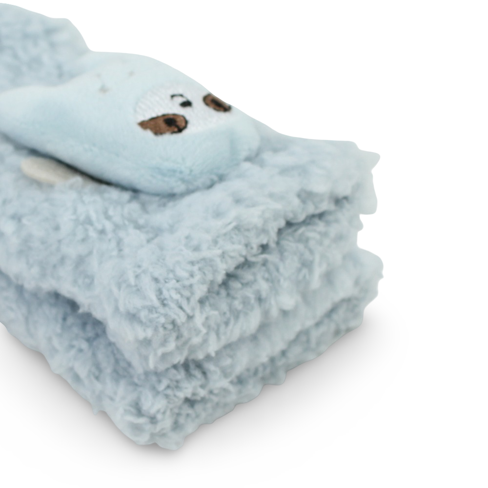 Unisex Socks – Baby Blue with Owl Design