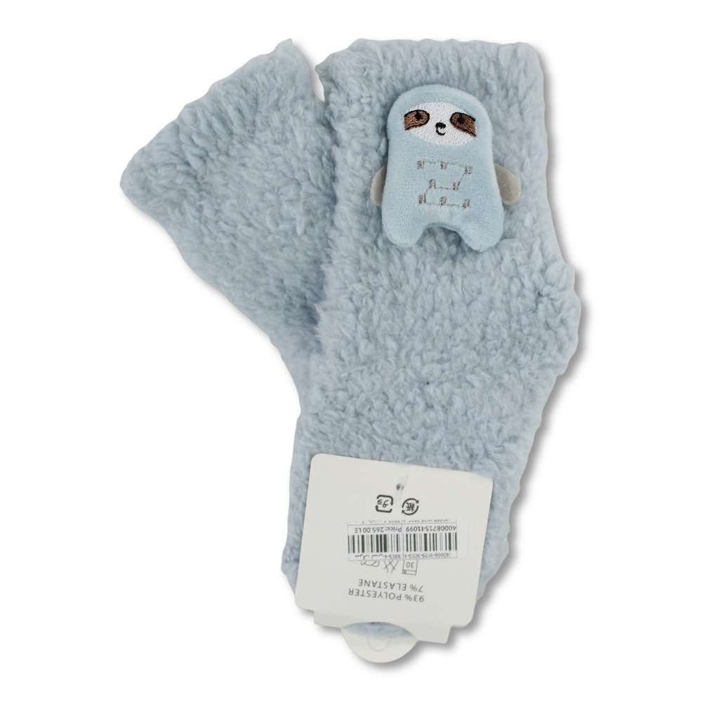 Unisex Socks – Baby Blue with Owl Design