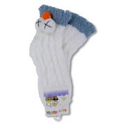 Unisex Socks – White with Big Eyes Design