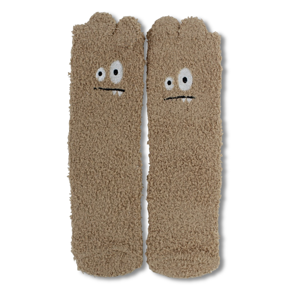 Unisex Socks – Coffee with Cartoon Character Design