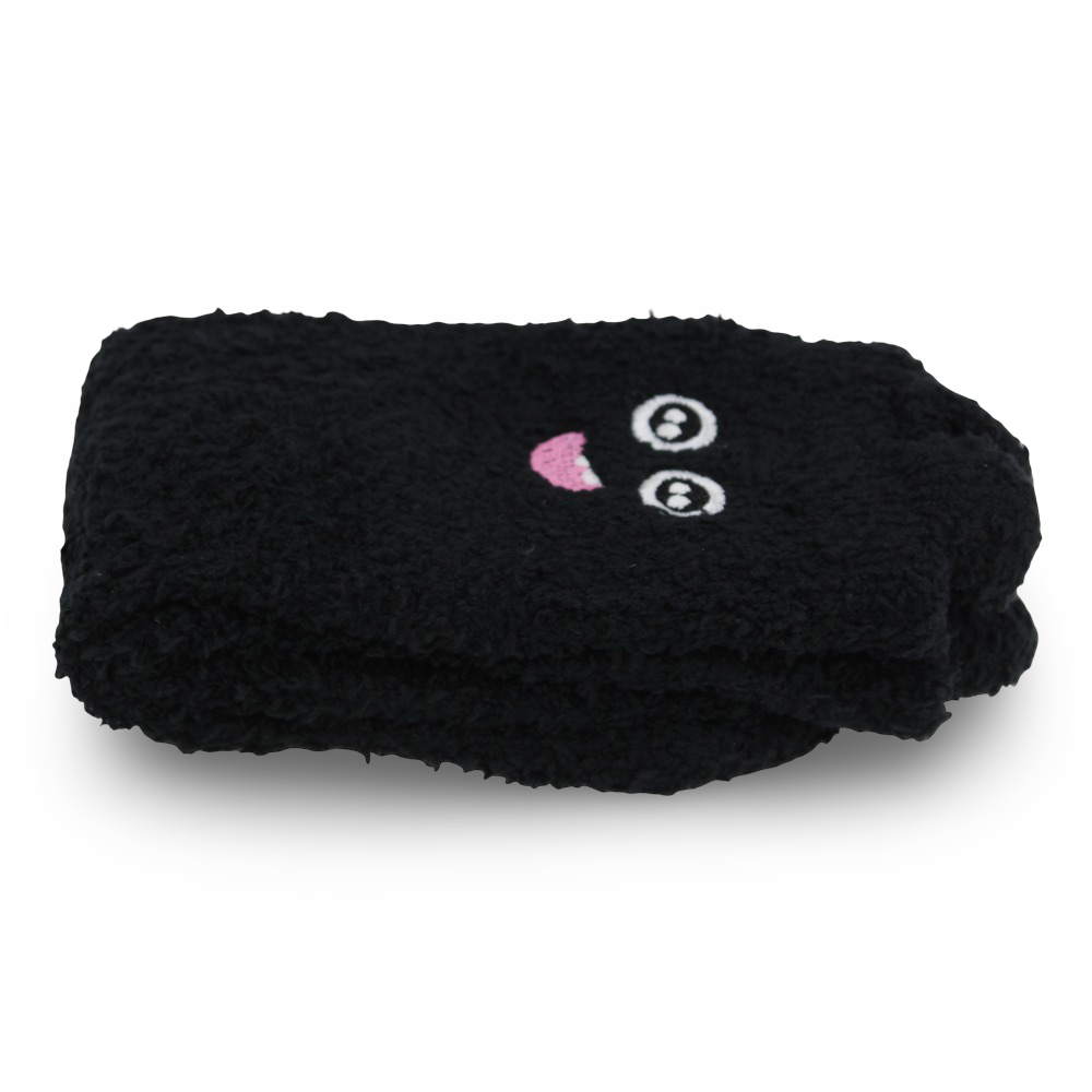 Unisex Socks – Black with Cartoon Character Design