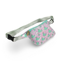 Girls Waist Bag – Mint with Dolphin Design