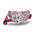 Girls Waist Bag – Fuchsia with Ice Cream Design