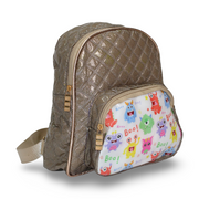 Girls Backpack – Cafe with "Boo!" Design