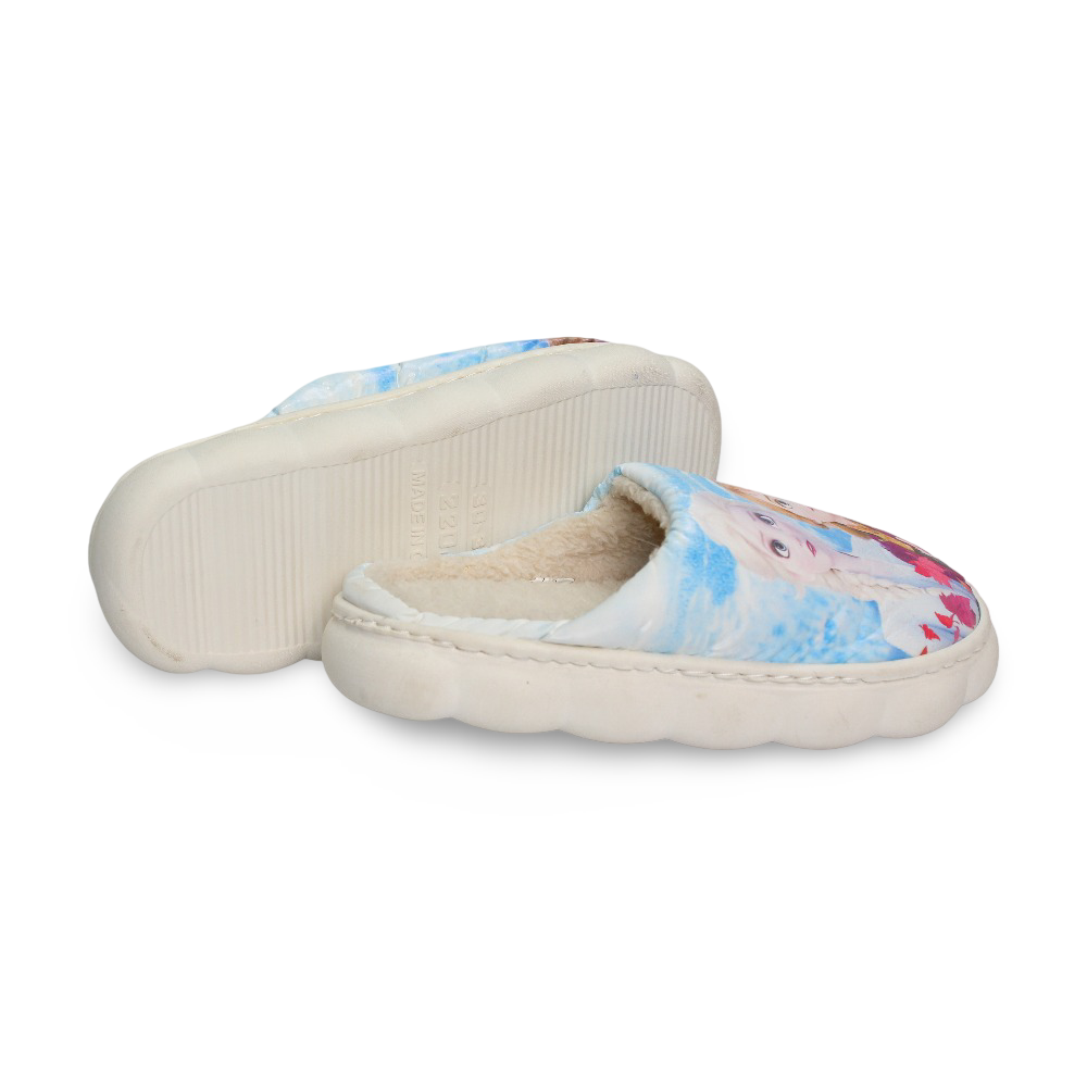 Girls Fur Slippers – Frozen Design