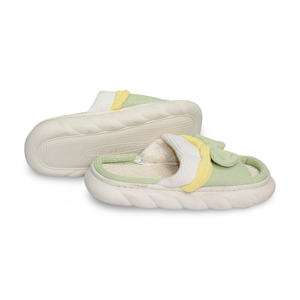 Woman Fur Slippers – with Bow Design