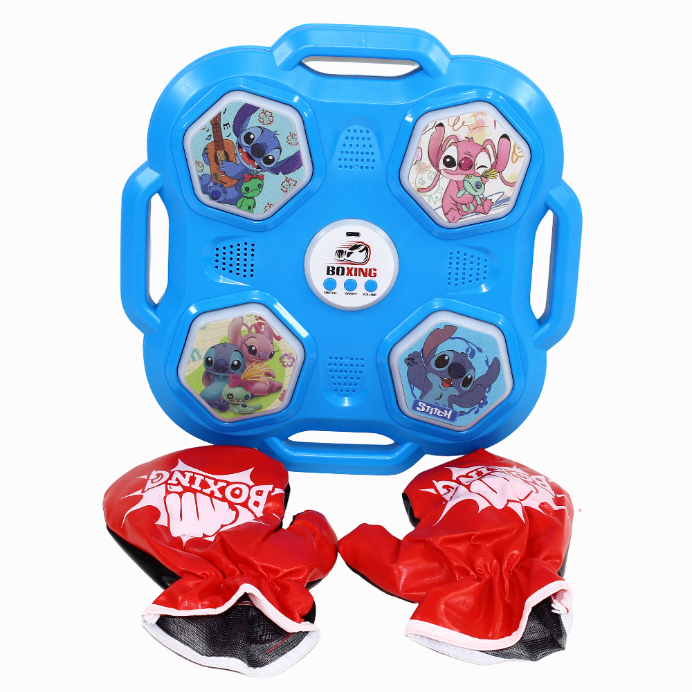 Stitch Music Boxing Target - Blue
