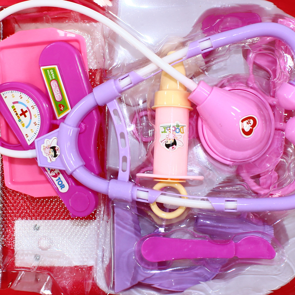 Doctor's Kit in a Trolley Bag - Pink