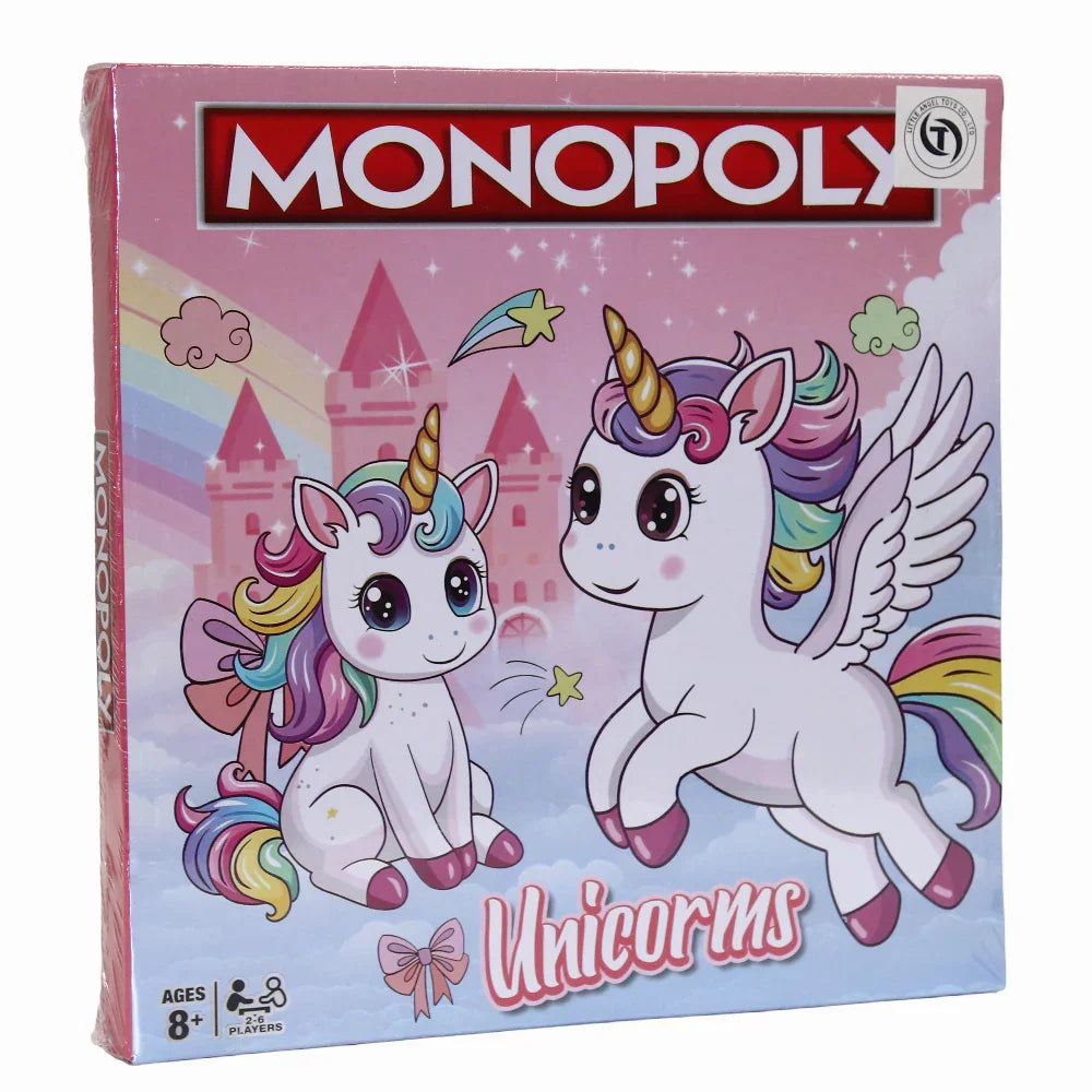 Unicorns Monopoly Game - Toys - Little Angel Toys