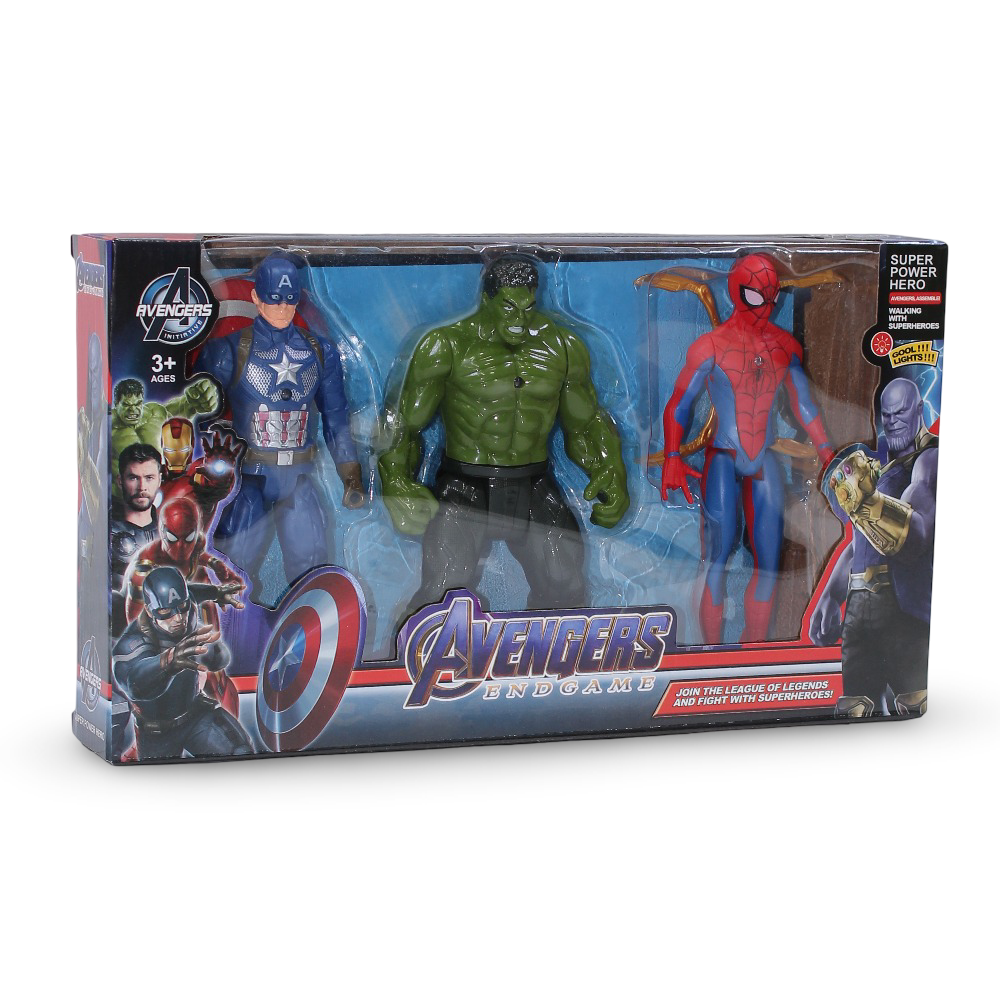 Avengers Hero Model – 3 Action Figures