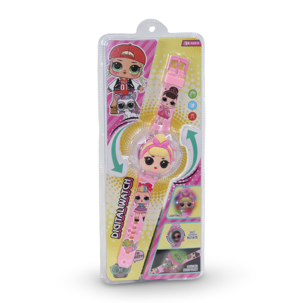 3D Light-Up Kids Digital Wrist Watch – LOL Surprise Design