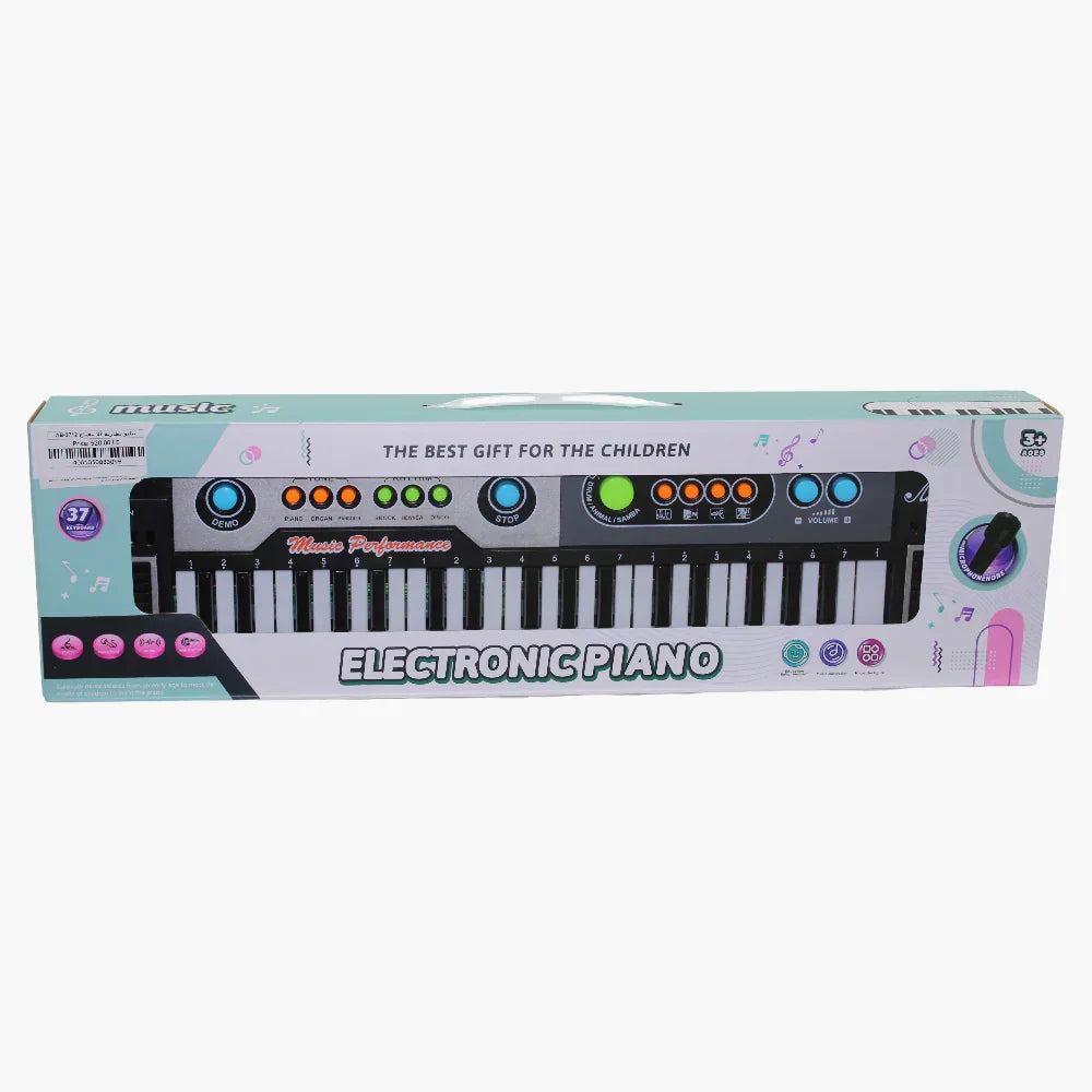 37-Key Battery Operated Piano with Microphone