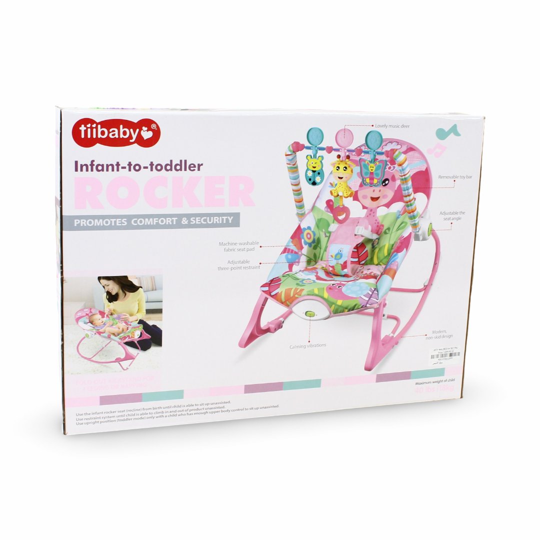 Tiibaby Infant-To-Toddler Rocker 18K – Pink
