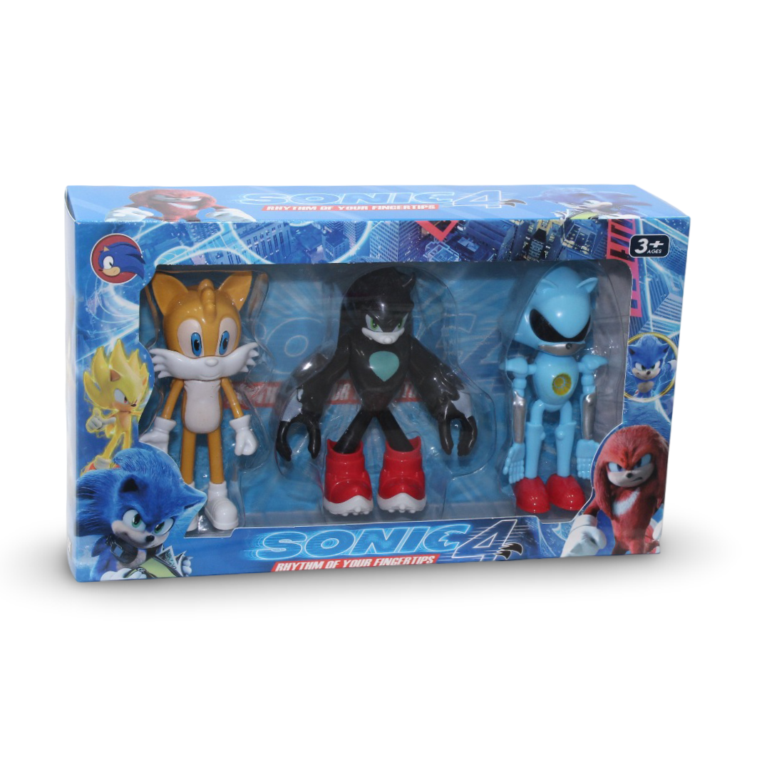 Sonic the Hedgehog Action Figures Set – 3Pcs