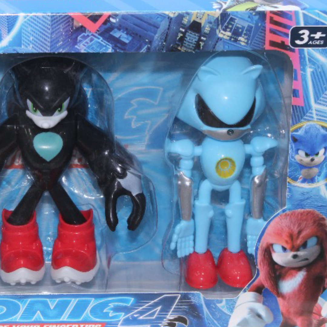 Sonic the Hedgehog Action Figures Set – 3Pcs