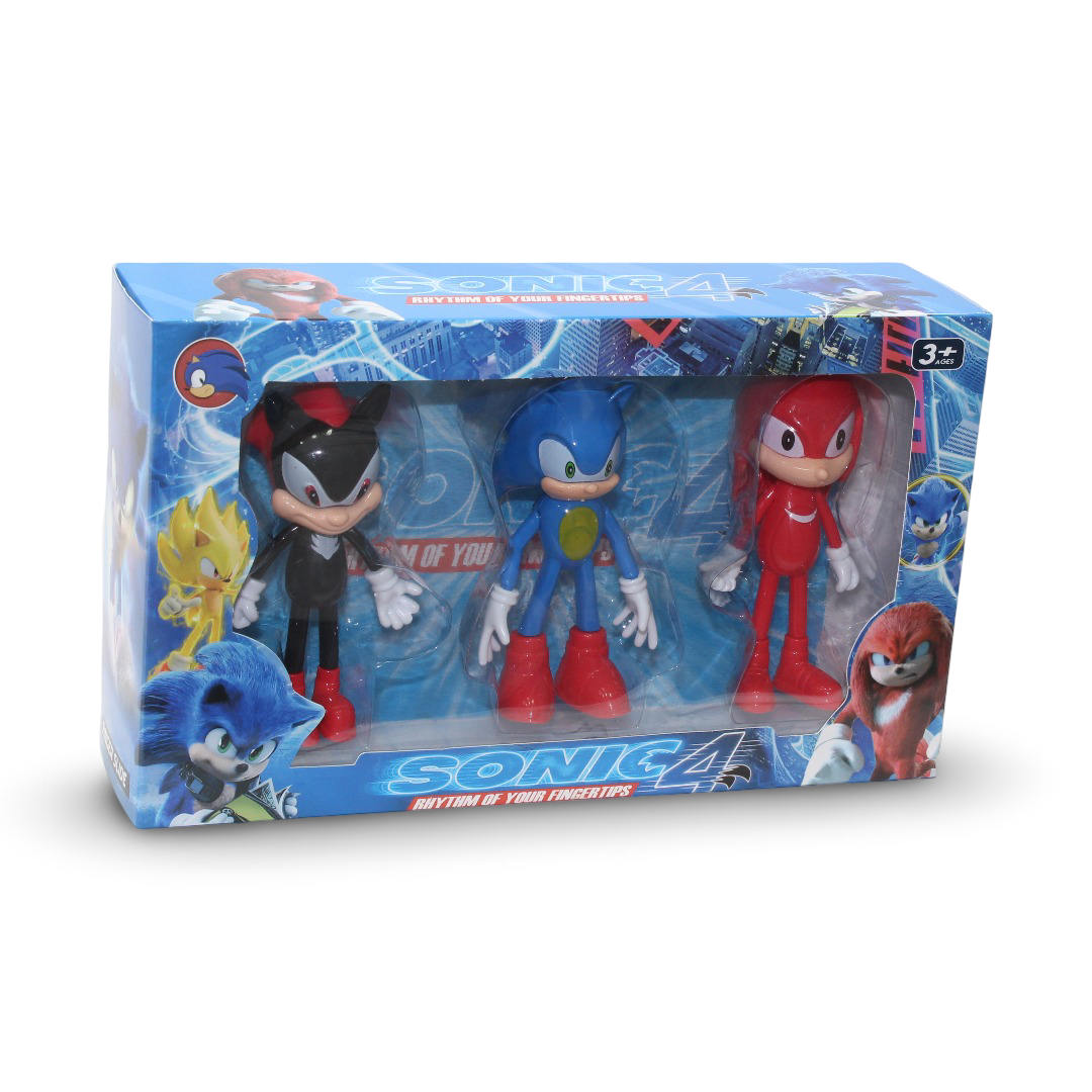 Sonic the Hedgehog Action Figures Set – 3Pcs
