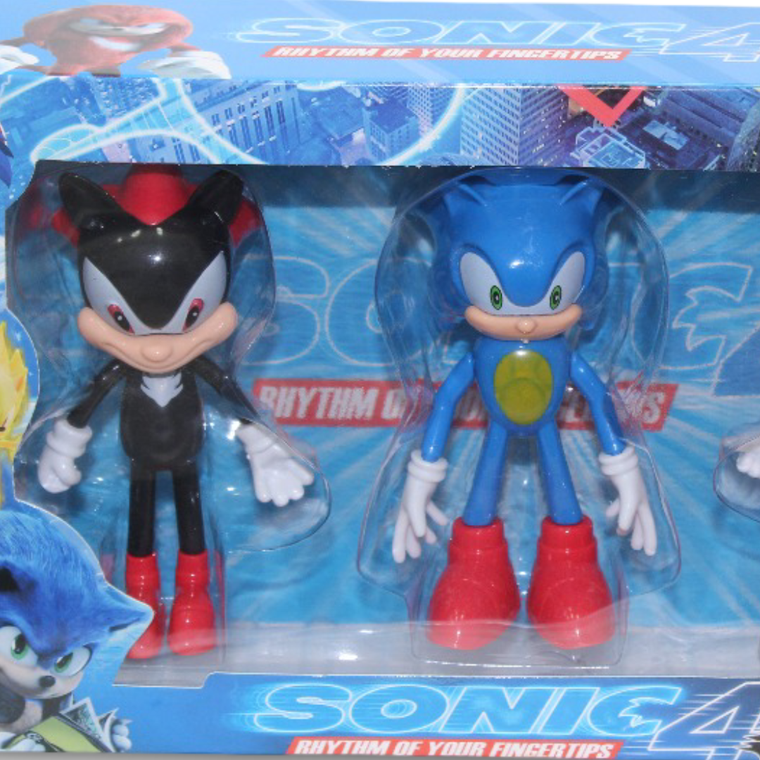 Sonic the Hedgehog Action Figures Set – 3Pcs