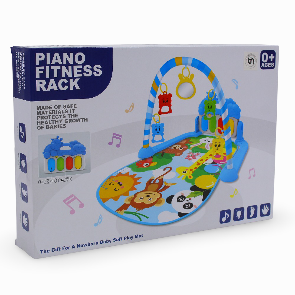 Piano Fitness Rack - Blue with a Space Print