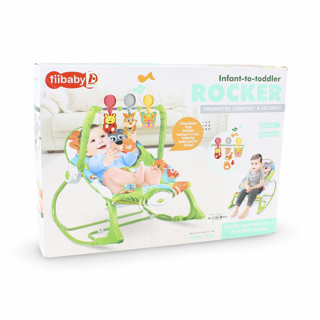 Tiibaby Infant-to-Toddler Rocker 18K – Green