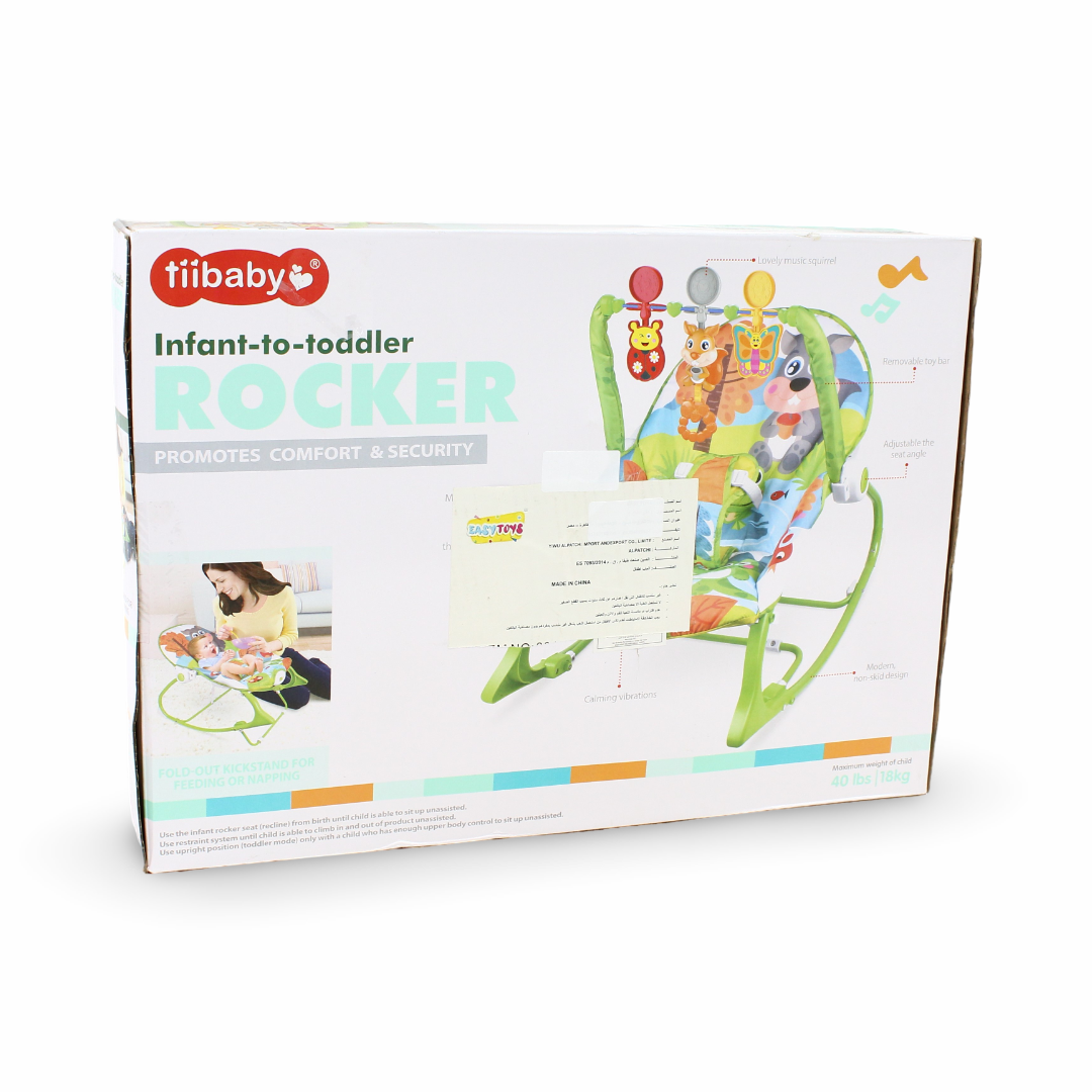 Tiibaby Infant-to-Toddler Rocker 18K – Green