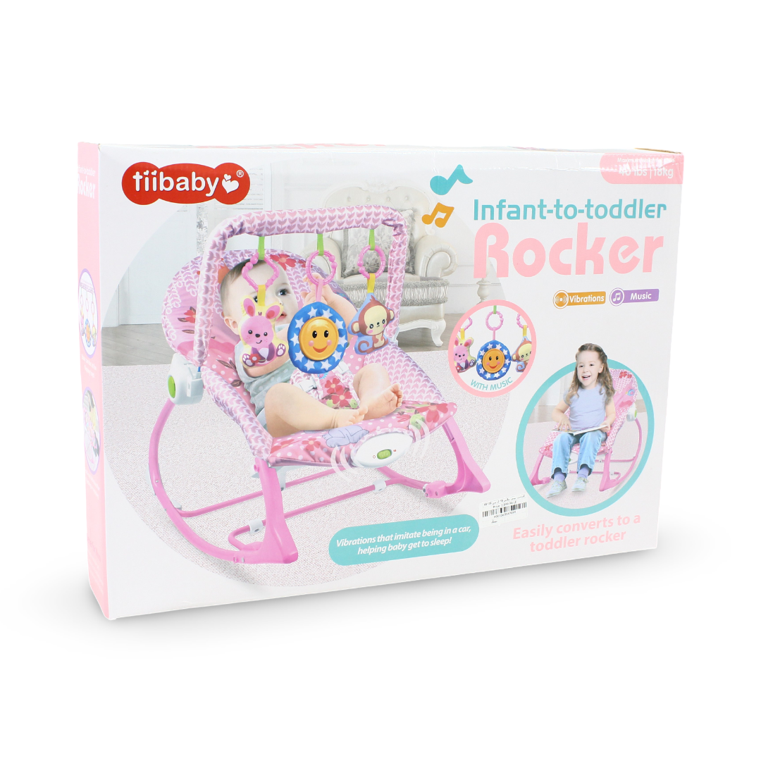 Tiibaby Infant-to-Toddler Rocker 18K – Pink
