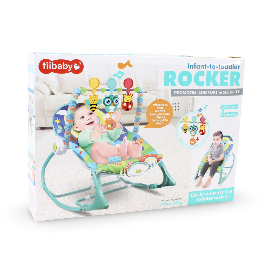 Tiibaby Infant-to-Toddler Rocker 18K – Green