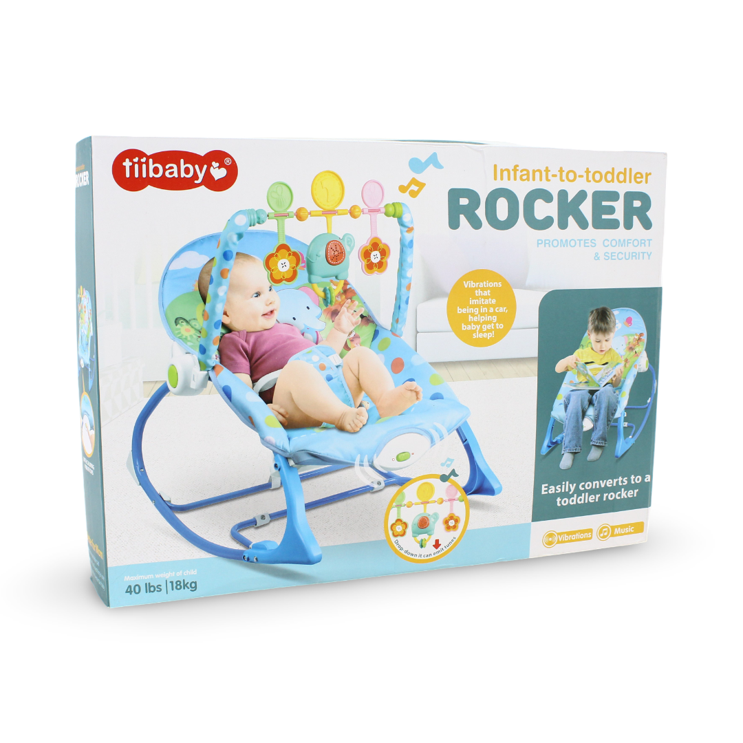 Tiibaby Infant-to-Toddler Rocker 18K – Baby Blue