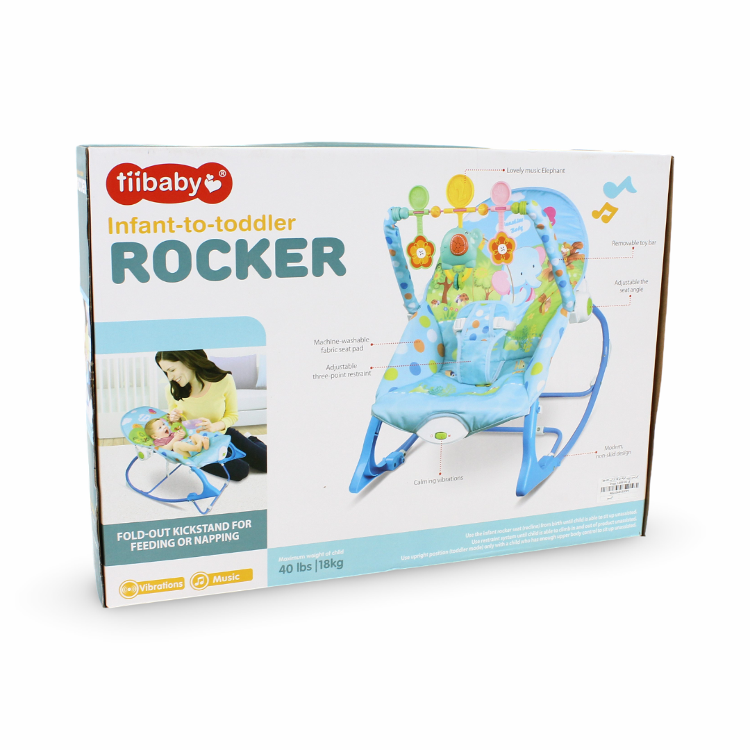 Tiibaby Infant-to-Toddler Rocker 18K – Baby Blue