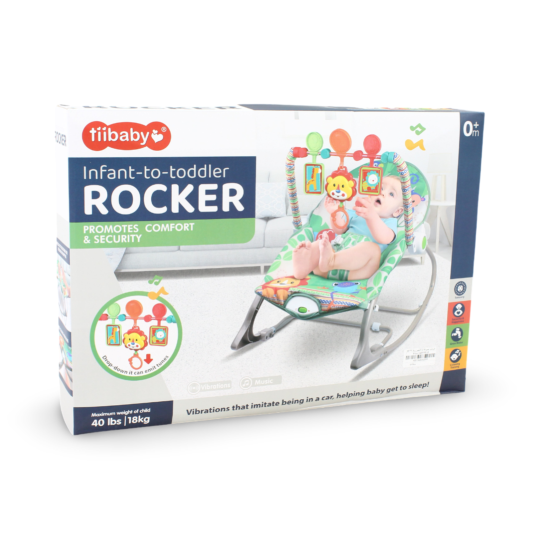 Tiibaby Infant-to-Toddler Rocker 18K – Green