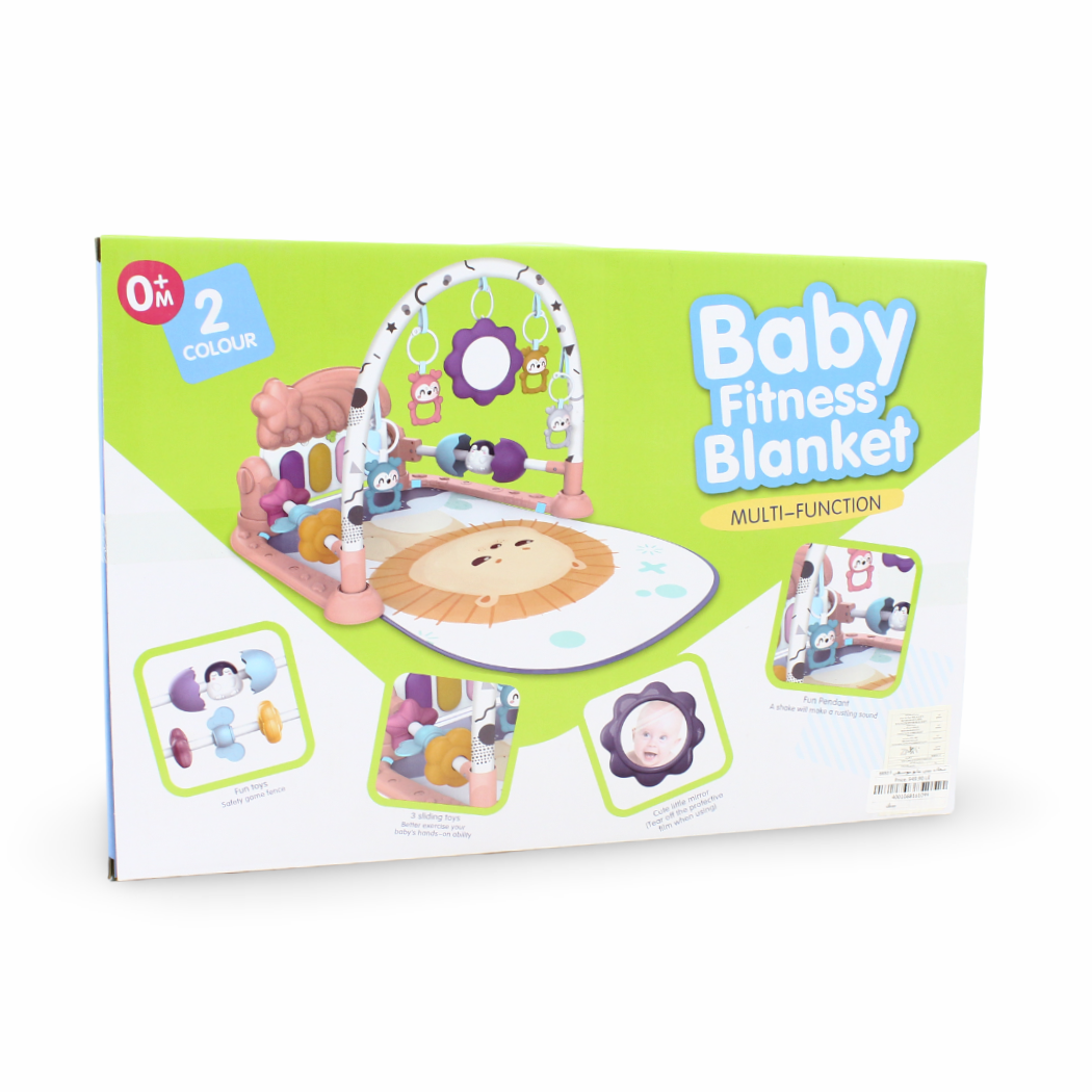 Multi-Function Baby Fitness Blanket – Pink