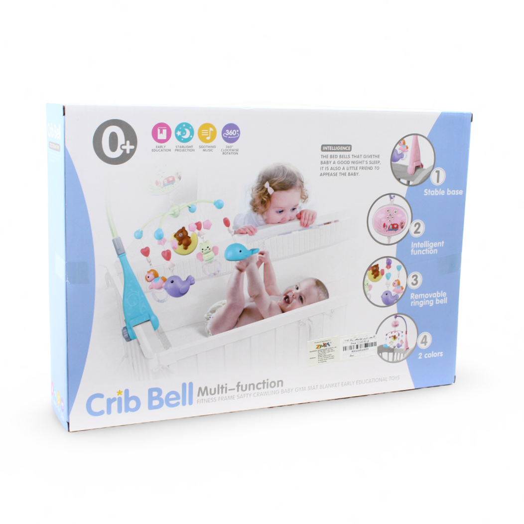 Vivakids Musical Baby Crib Mobile – Pink