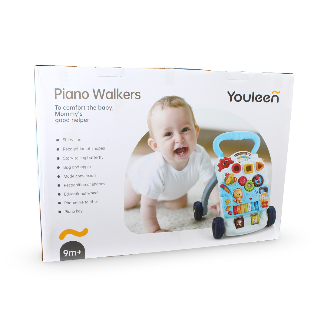 Youleen 3-in-1 Baby Walker and Activity Center