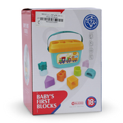 Baby Puzzle Baby's First Blocks - 16 Pcs