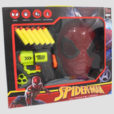 Spiderman Power Gun With Mask - Red