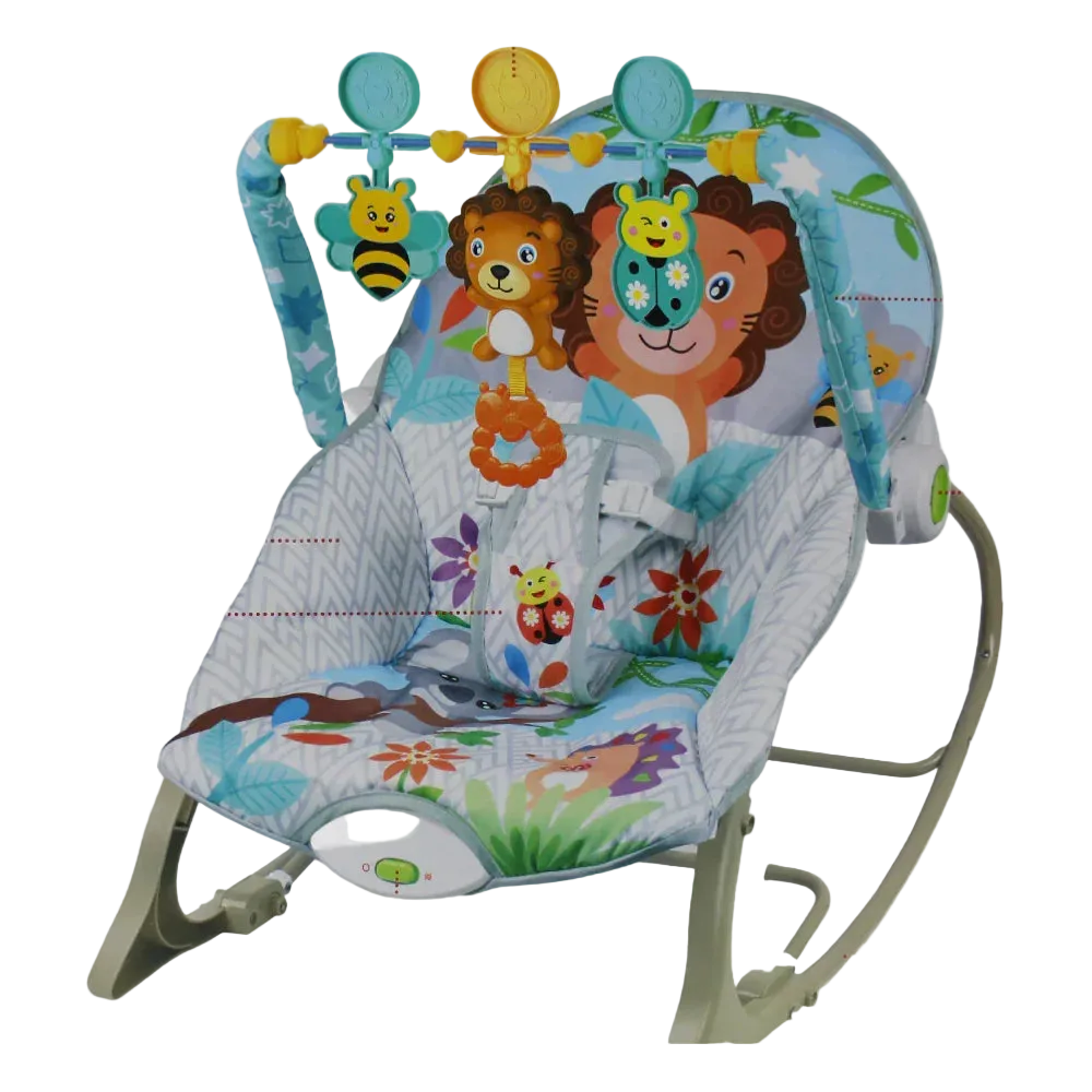 Tiibaby Infant to Toddler Rocker Promotes (Comfort & Security) 18Kg - Blue & Grey