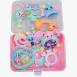 Baby Rattle Box – 10 Pieces – Pink