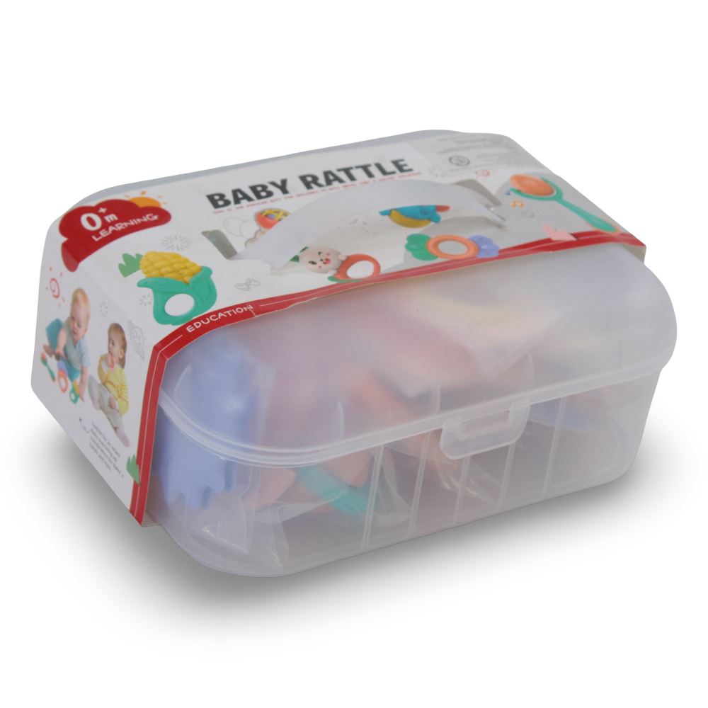 Baby Rattle Box – 10 Pieces - Transparent