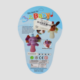 Soft Elephant Rattle Toy for Babies – Purple