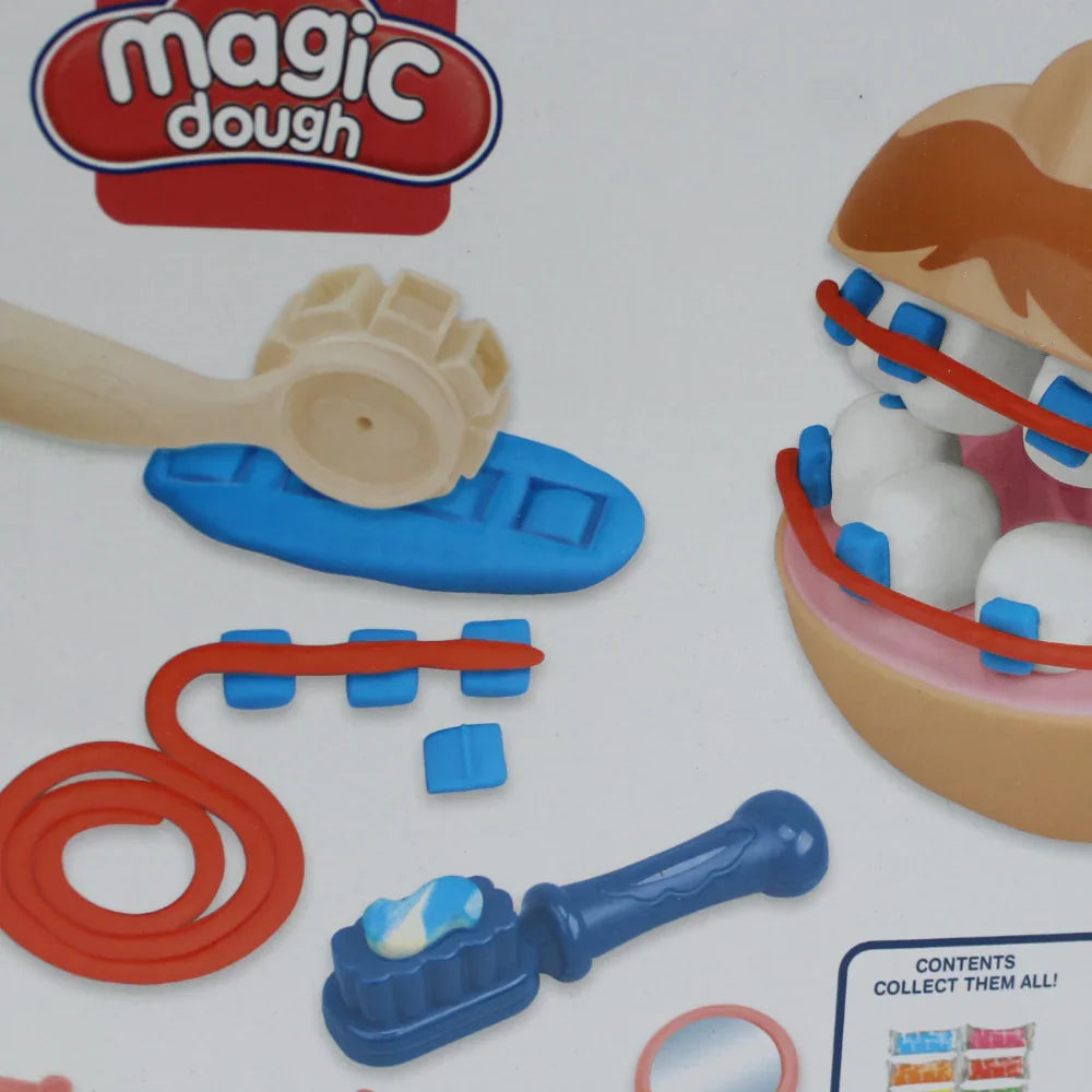 Magic Dough Happy Color Mud Dentist Set