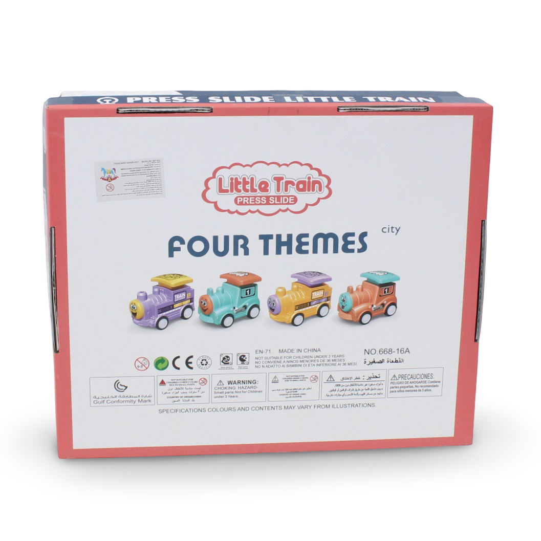 Little Train Press & Slide Toy Set