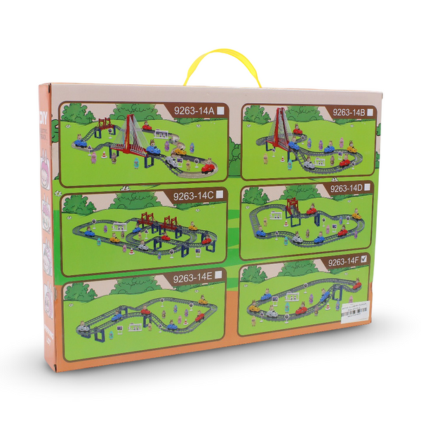 Labubu DIY Parking Lot Toy Set