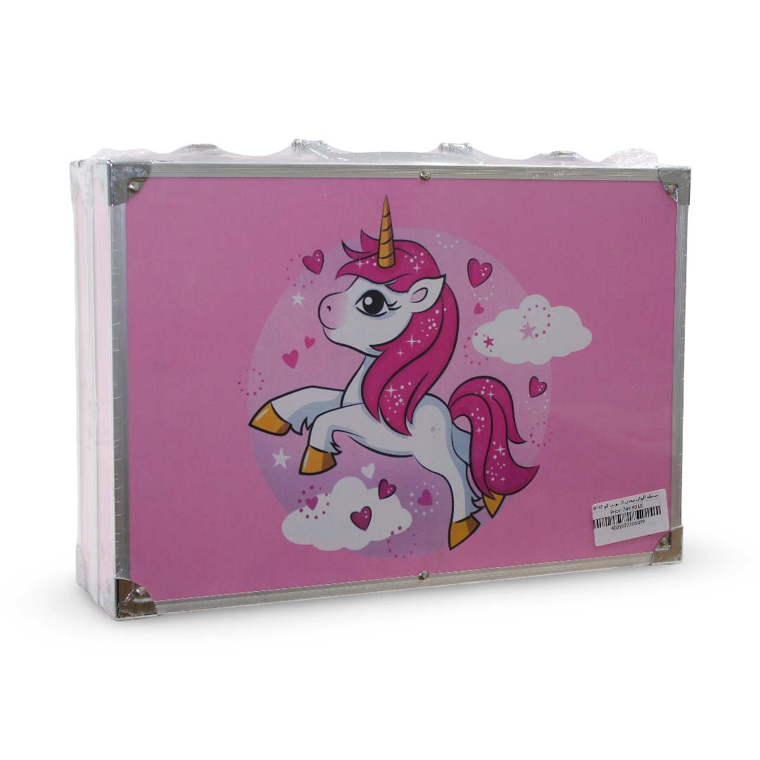 Unicorn Metal Color Bag – Pink