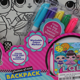LOL Surprise Coloring Cross Bag Set – 5 Colors