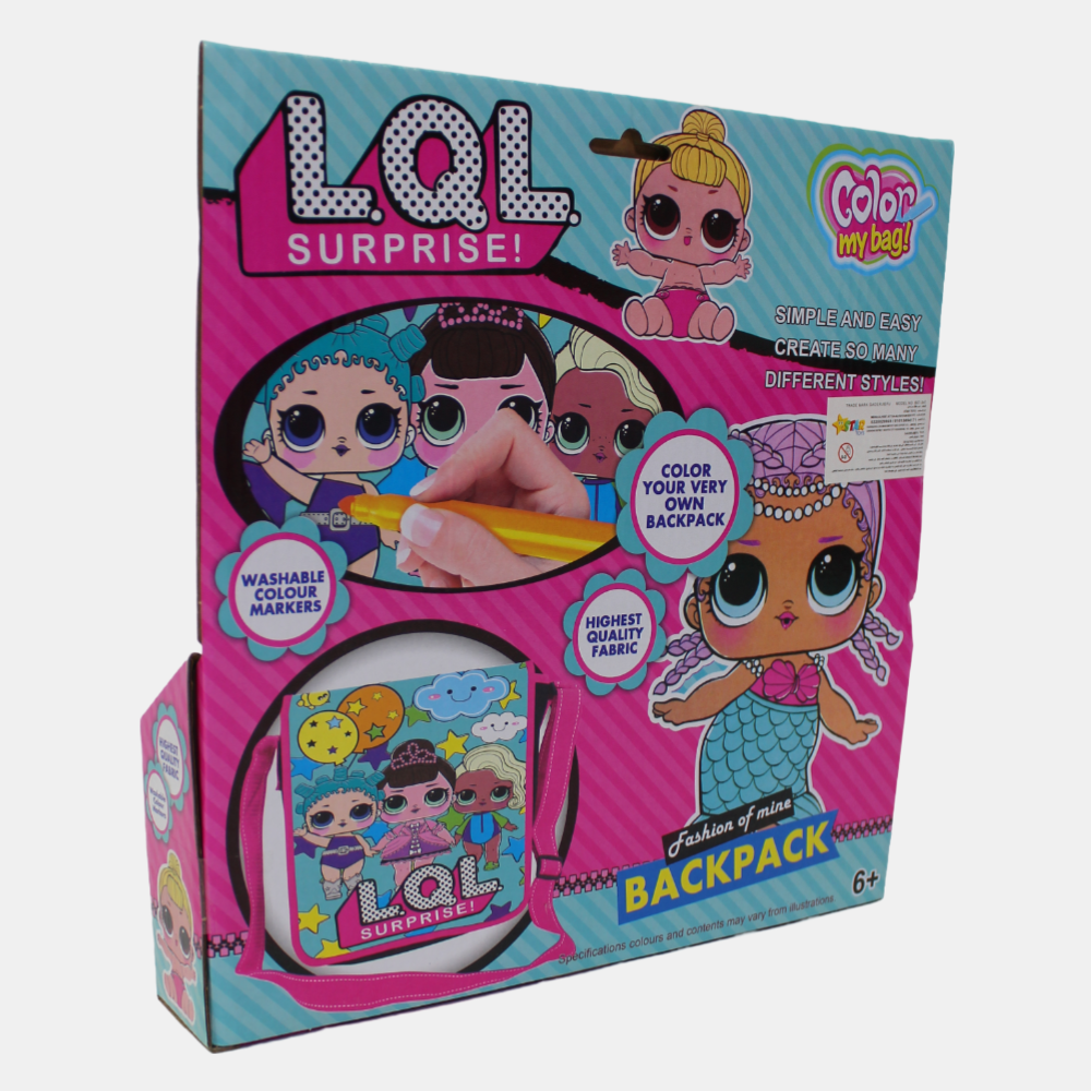 LOL Surprise Coloring Cross Bag Set – 5 Colors
