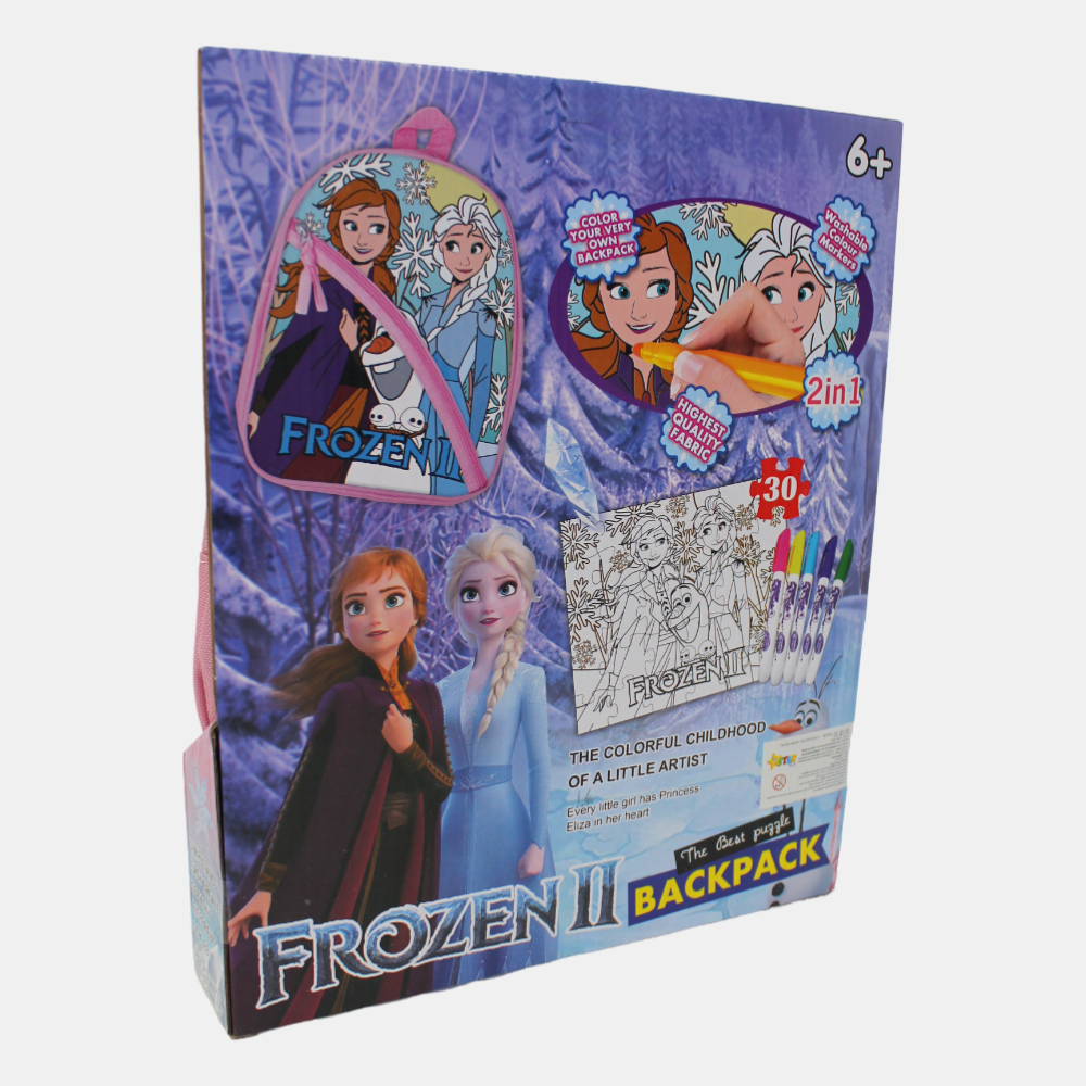 Frozen Coloring Backpack Set – 5 Colors
