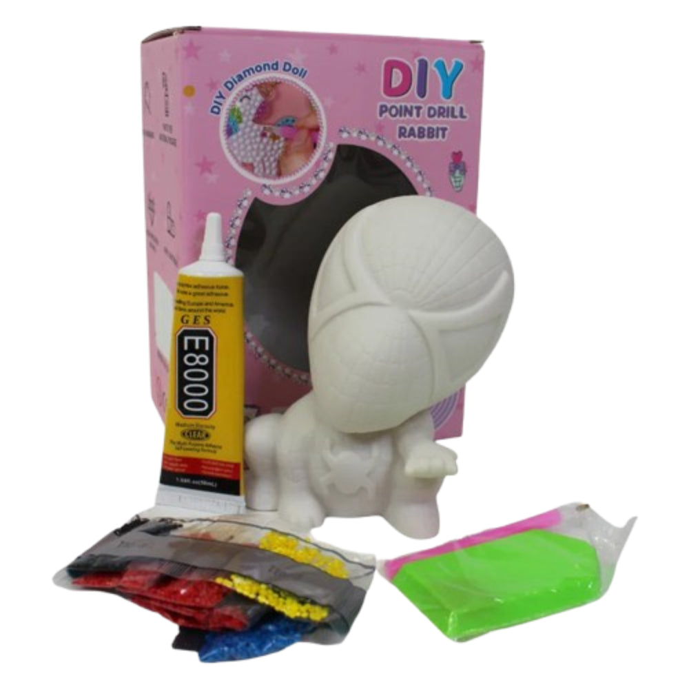 Vinyl Cartoon Diamond Painting Spider-Man Piggy Bank